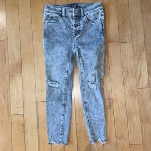 Gap stretch High rise ankle jeggings